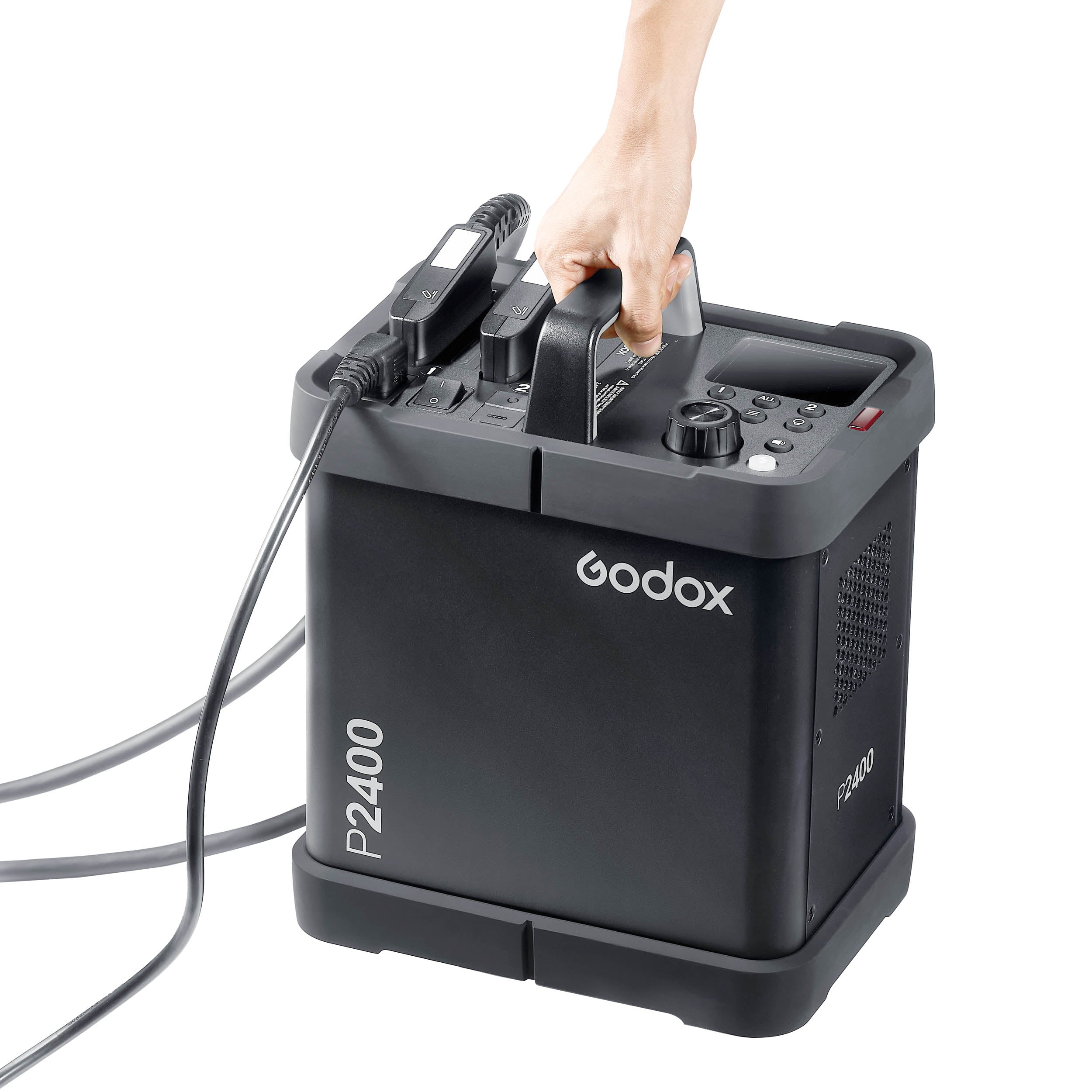 GODOX P2400P 2400W Studio Flash Pack with 2 H2400P Flash Heads - Professional Photography Lighting Kit for Portraits, Product Shoots & Commercial Studios