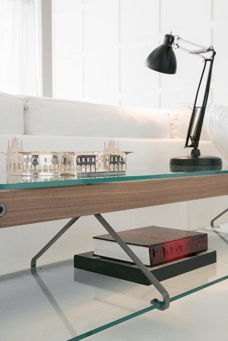 Driade Fratello Modern Low Coffee Table - Minimalist Living Room Furniture for Small Spaces, Perfect for Apartments and Cozy Homes