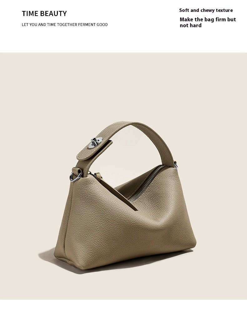 Genuine Leather Shoulder Bag for Women - Stylish Tote & Crossbody Purse - Perfect for Work, Travel & Everyday Use