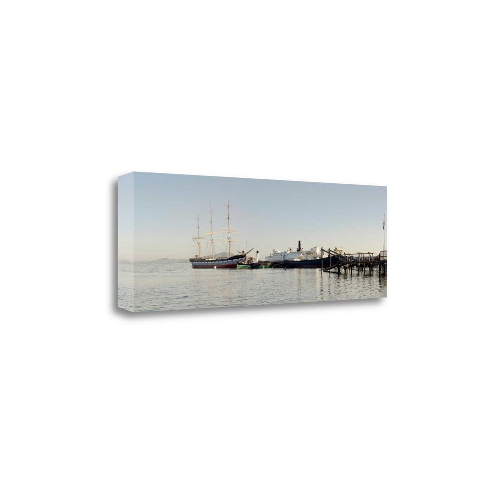 Bay Pano 126 by Alan Blaustein - Premium Fine Art Giclee Print on Gallery Wrapped Canvas, Ready to Hang Wall Decor for Living Room, Bedroom & Office