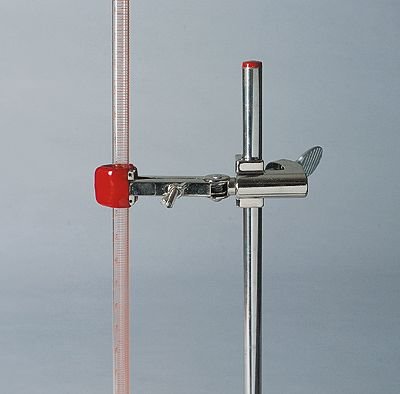 Cole-Parmer 916070 Nickel-Plated Zinc Burette Clamp - Single Adjustment Medium Size for Laboratory Titration & Chemistry Experiments