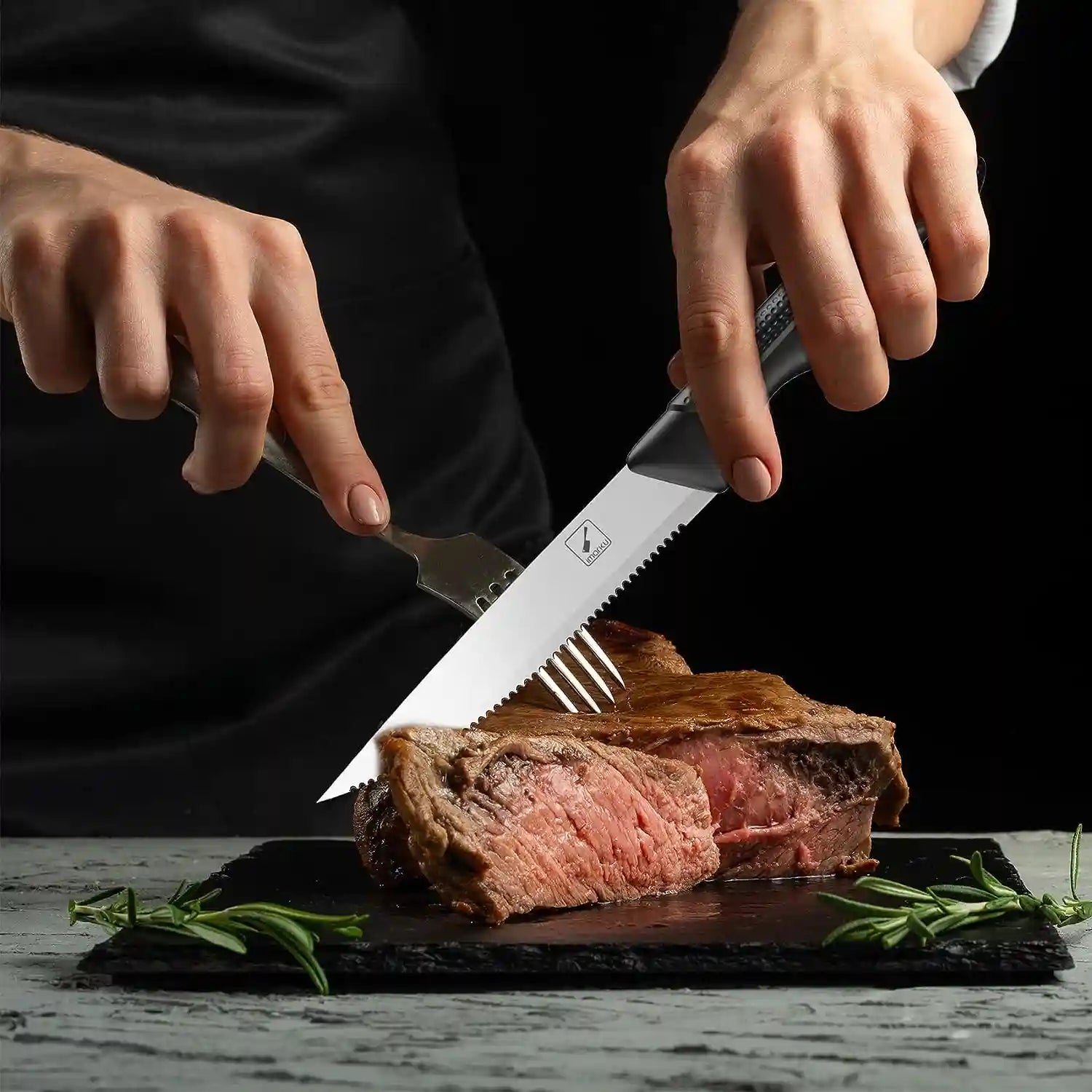 Premium Serrated Steak Knife Set - 4.5