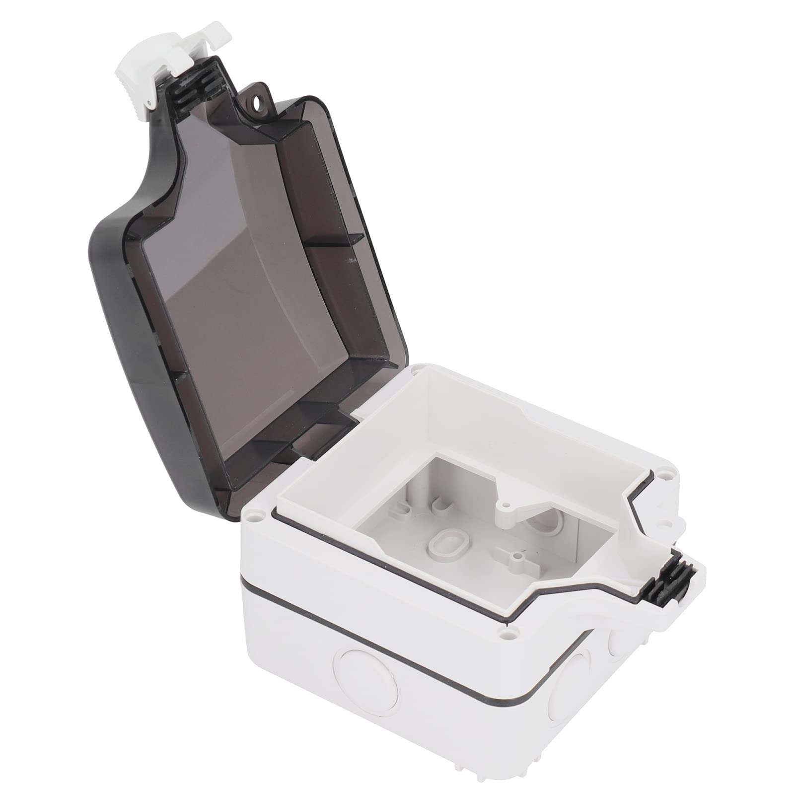 Weatherproof IP66 Outdoor Electrical Box - 5-Hole Power Socket for Garden & Patio