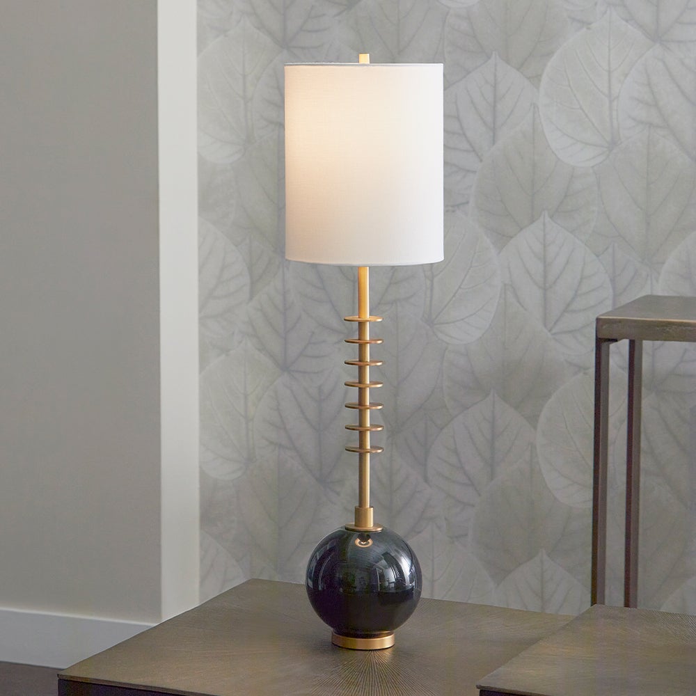 Cyan Design 10959 Sheridan Table Lamp - Gold & Black Modern Desk Lamp by J. Kent Martin | Perfect for Living Room, Bedroom & Office Decor