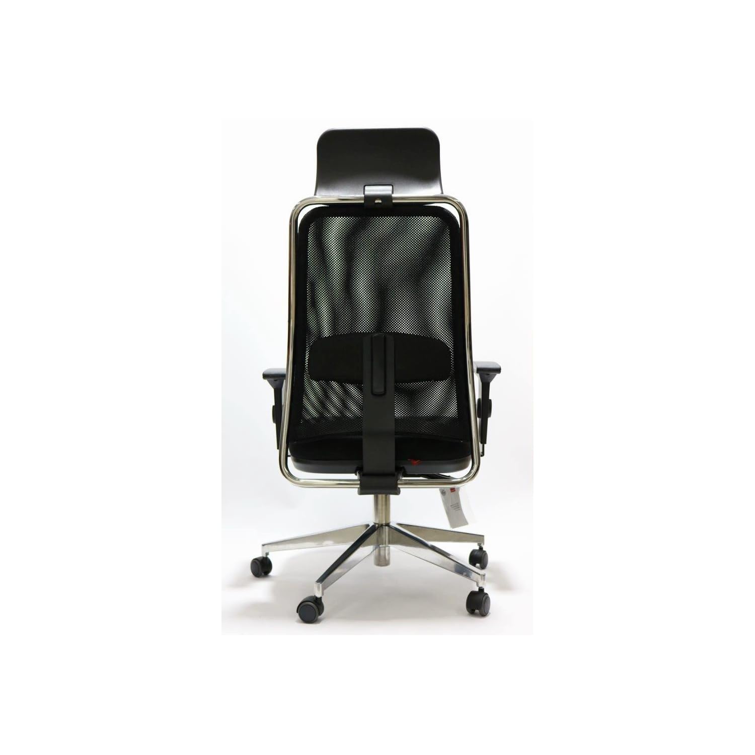 Ergonomic High-Back Office Chair with Headrest - Adjustable Mesh Computer Desk Chair with Lumbar Support - Black - Perfect for Home Office, Gaming & Workspace Comfort