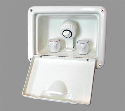 Portable Compact Transom Shower for Boats - Lightweight & Space-Saving Marine Shower System for Yachts, Sailboats & RVs - Perfect for Onboard Bathing & Outdoor Adventures