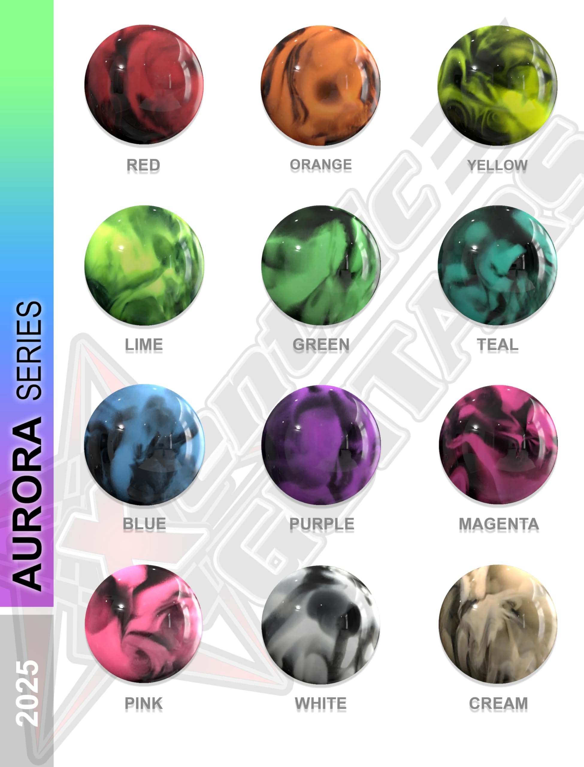Aurora Series Resin Guitar Knobs - 1/4