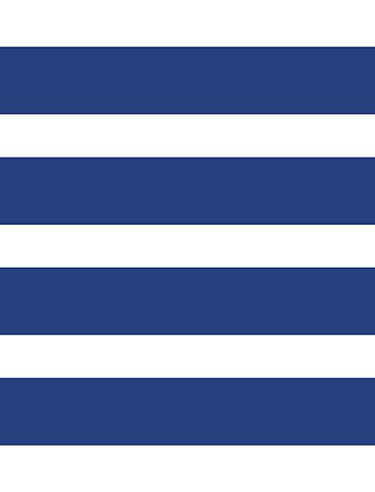 Blue & White Stripe