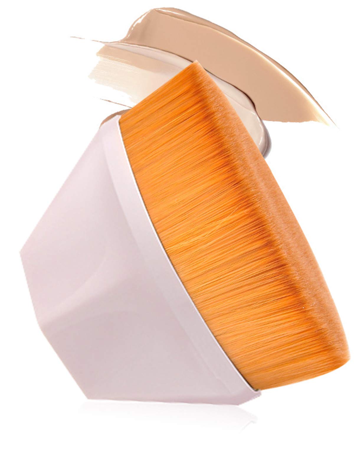 Women's Makeup Brushes with Flat Cap - Perfect for Travel & On-the-Go