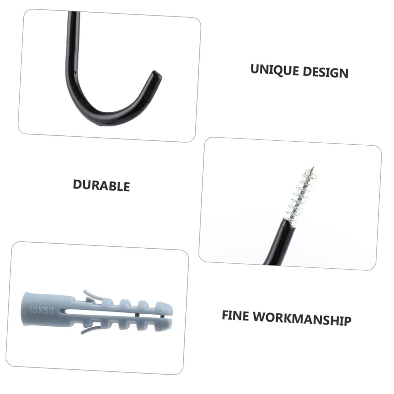 16 Pcs Heavy Duty Bike Hooks - Wall & Ceiling Mount for Garage Storage