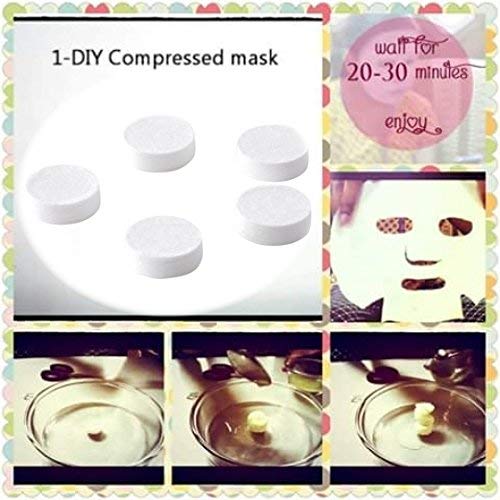 Top Select Compressed Facial Mask Sheets - 50 Pack DIY Spa Skin Care for Hydration & Brightening | At-Home Facial Treatment & Self-Care Routine