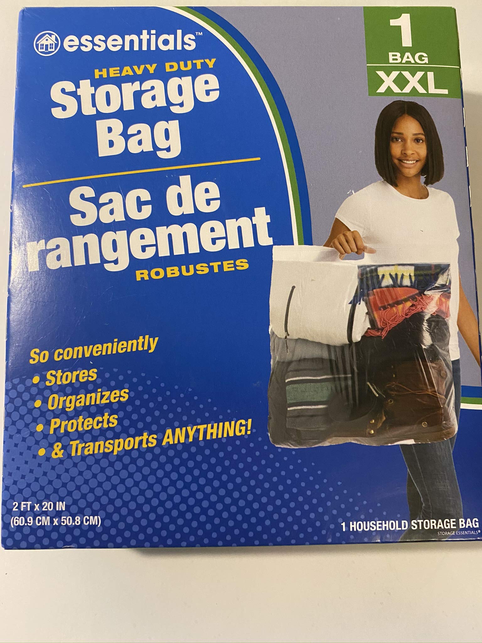 Stor-It Heavy Duty Storage Bags - Extra Large Space Saving Vacuum Seal Bags for Clothes, Blankets & Seasonal Items | Perfect for Home Organization, Moving & Travel