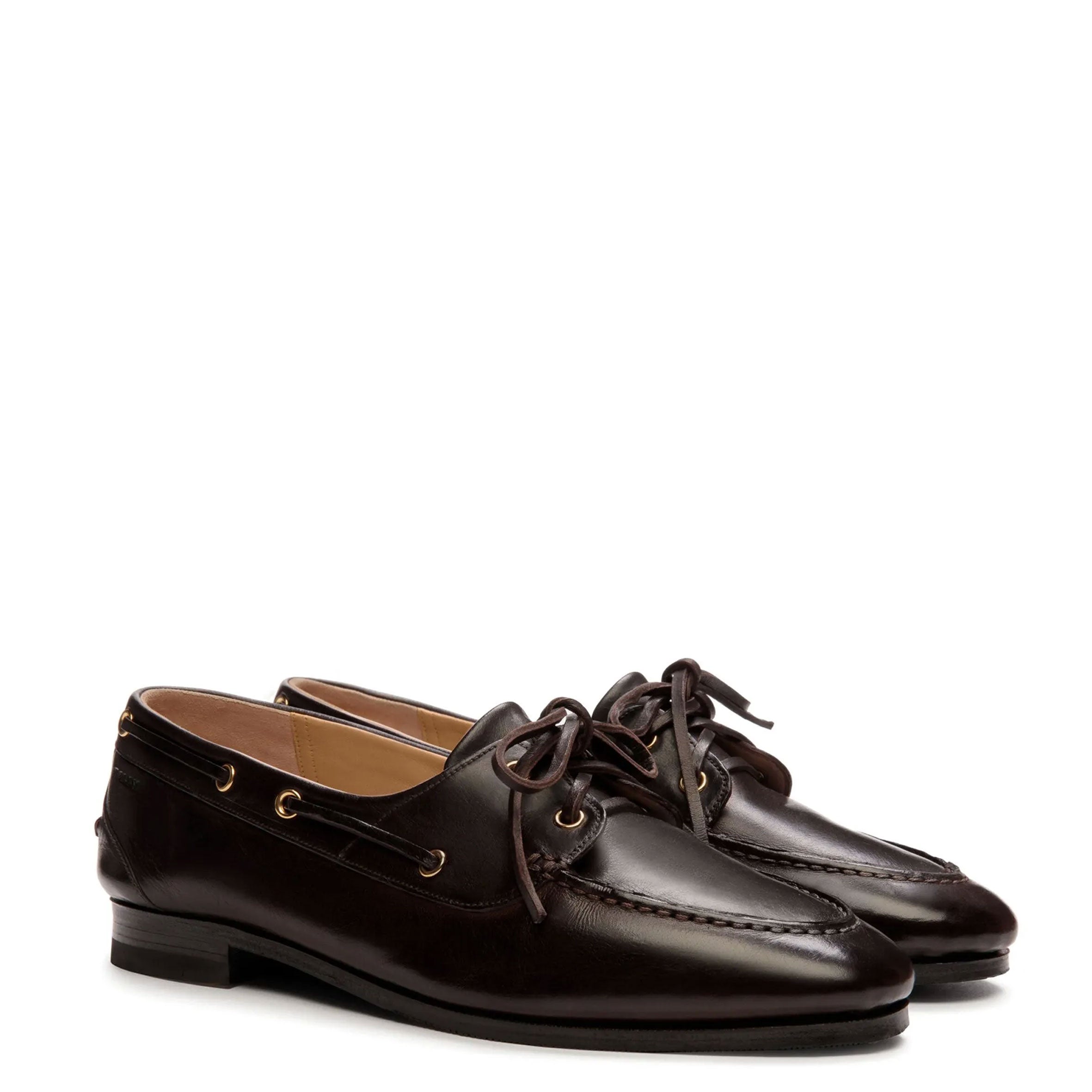 Pathy Plume Buffalo Moccasin Shoes for Men & Women - Genuine Leather Slip-On Loafers in Ebony Brown | Comfortable Casual & Office Wear for Everyday Use