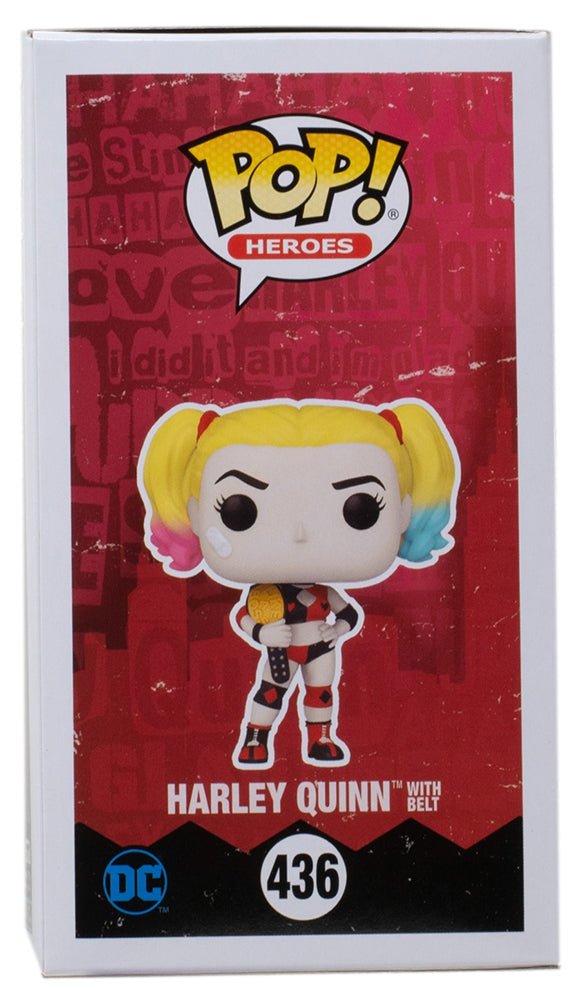 DC Super Heroes Harley Quinn Funko Pop! #436 Vinyl Collectible Figure - Perfect for Comic Book Fans, Movie Lovers & Pop Culture Collectors
