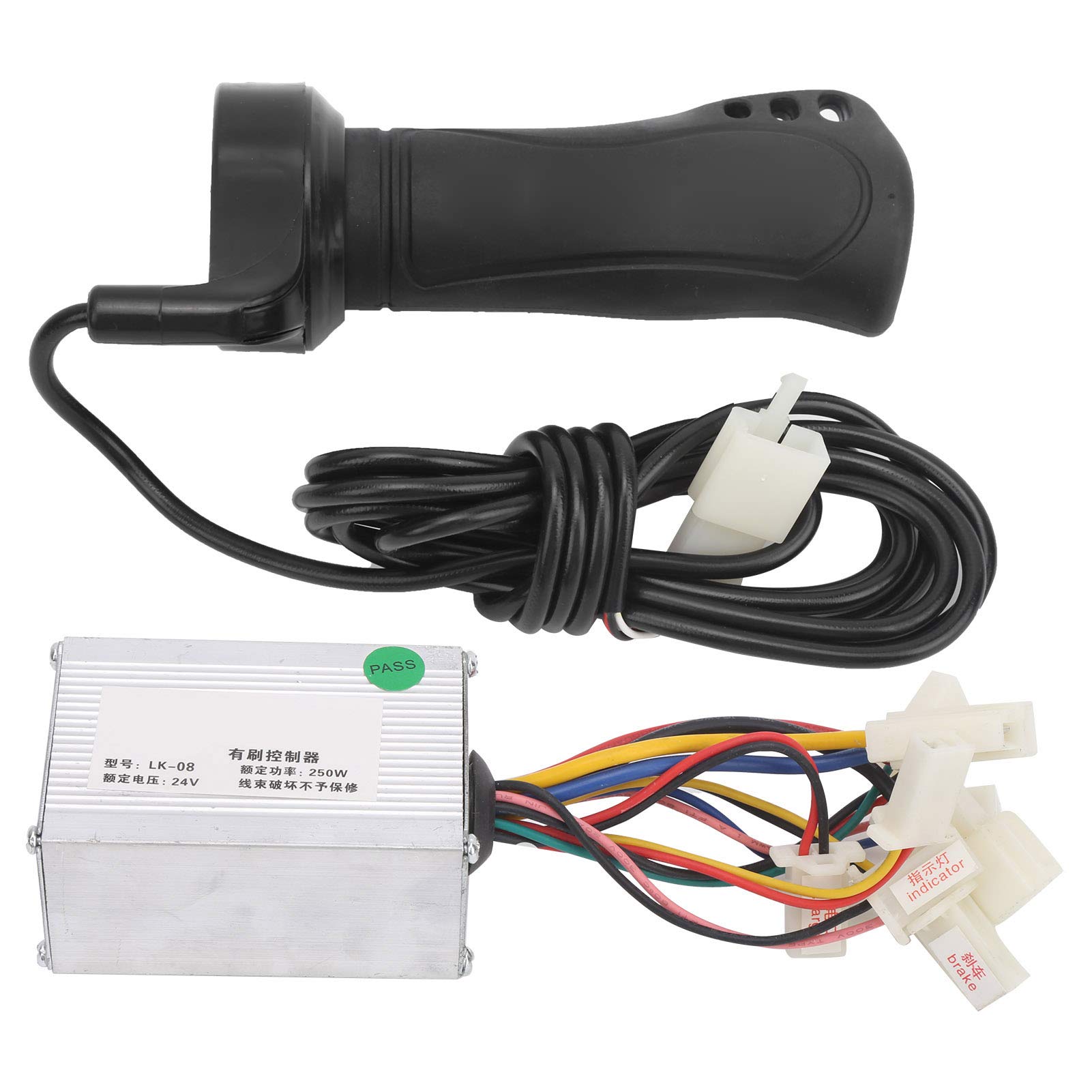 Alomejor 24V 250W Electric Bike Controller Kit with Handle Grips - Compatible with E-Bike, Electric Scooter & Tricycle - Perfect for Commuting, Leisure Riding & Urban Transportation