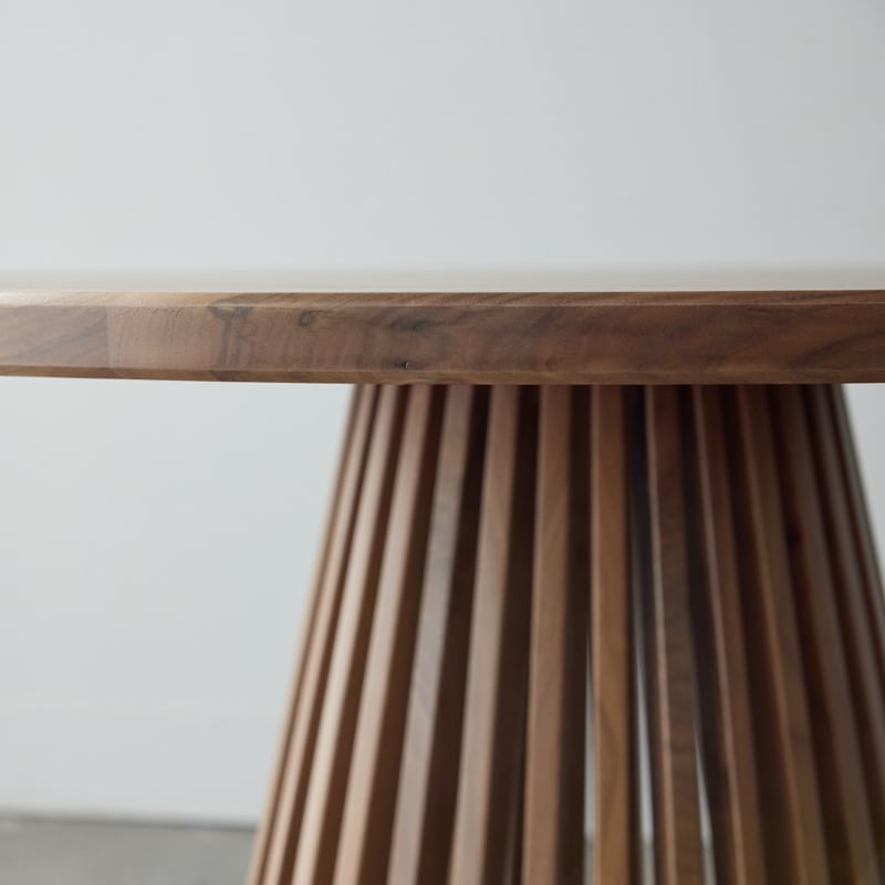 Eco-Friendly Zero Waste Round Table - Sustainable Dining & Kitchen Accessory for Home, Office & Outdoor Gatherings