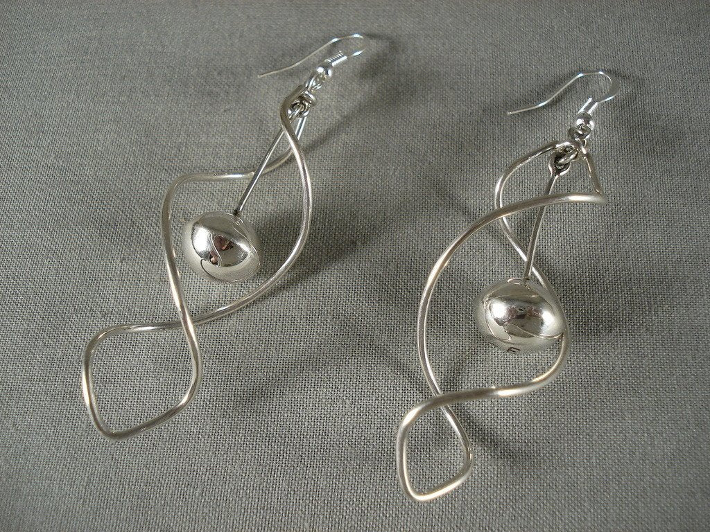 Authentic Vintage Navajo Silver Earrings - Handcrafted Native American Jewelry for Women - Perfect for Boho, Festival & Tribal Fashion
