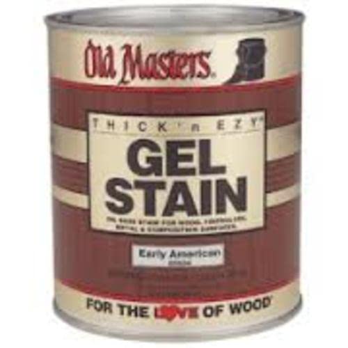 Golden Oak Gel Stain - 1 Quart for Wood Furniture & Cabinets - Easy DIY Wood Stain for Home Improvement & Refinishing Projects