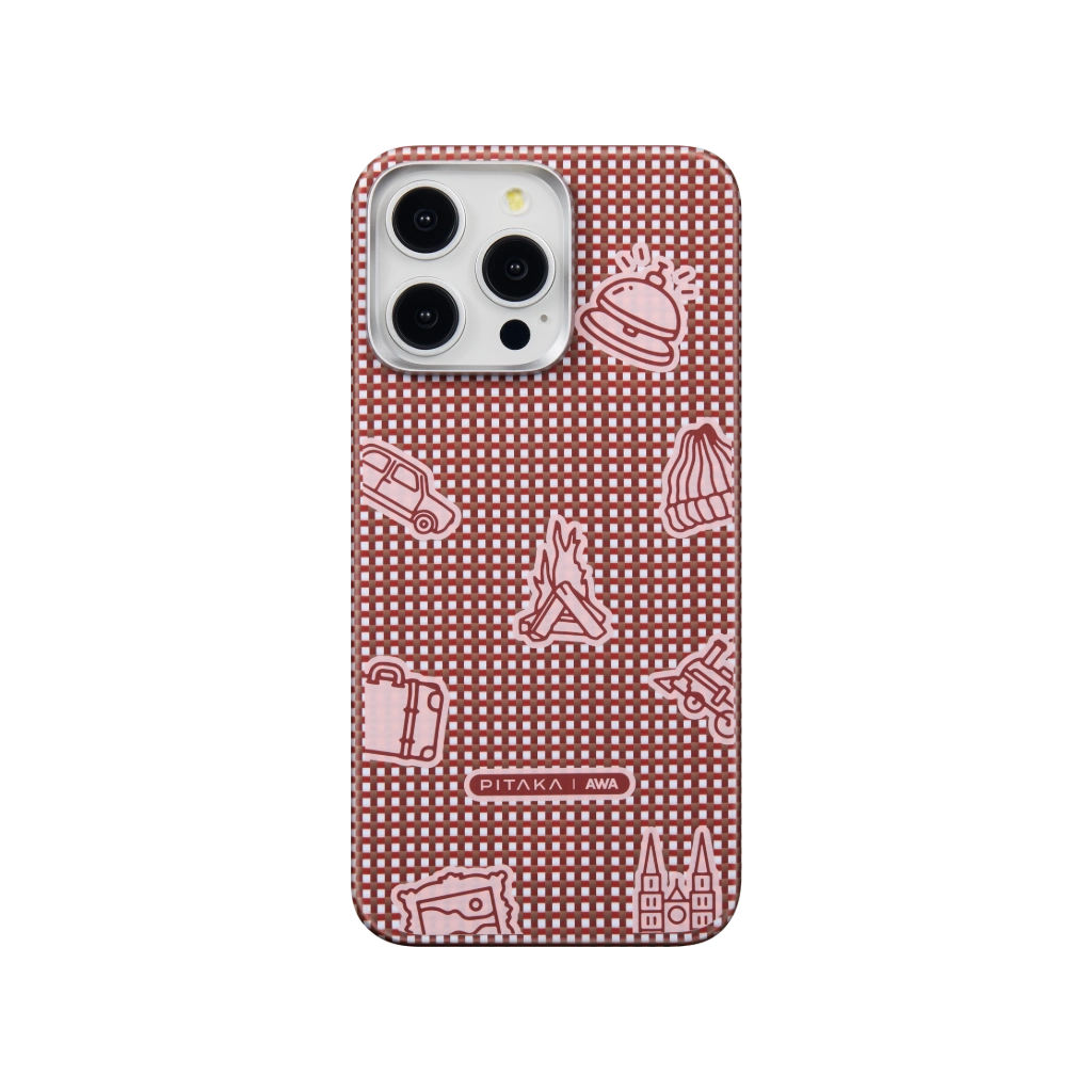 PITAKA x AWA MagEZ Case 5 for iPhone 15 Pro & Pro Max - Slim Protective Magnetic Phone Cover with Wireless Charging | Perfect for Work, Travel & Everyday Use