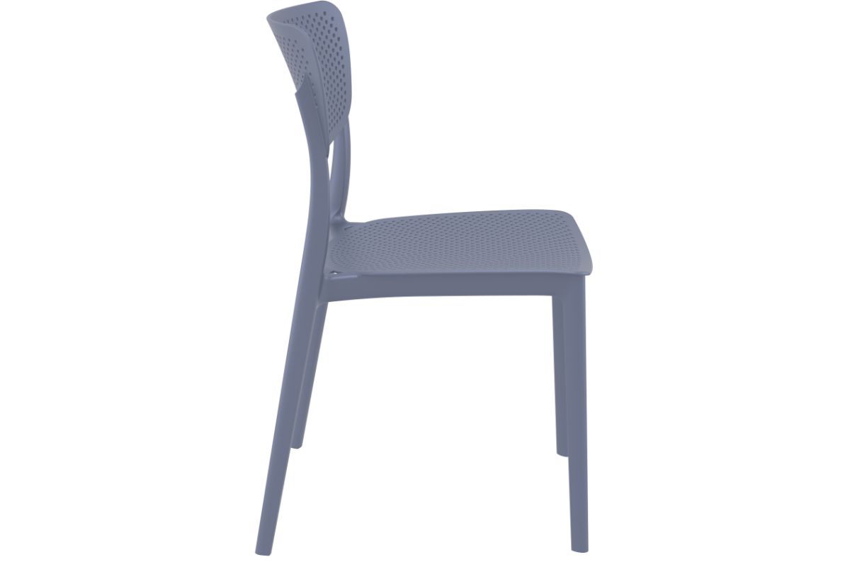 Stackable Lucy Dining Chair - Indoor/Outdoor Use for Restaurants, Cafes, and Home Patios | Durable & Stylish Seating Solution