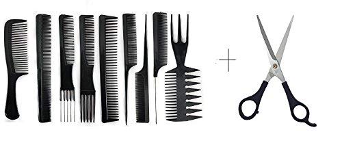 Professional Hair Cutting Combs & Scissors Set for Women and Men - Salon Quality Styling Tools for Home & Barbershop Use | Perfect for DIY Haircuts, Trimming, and Styling