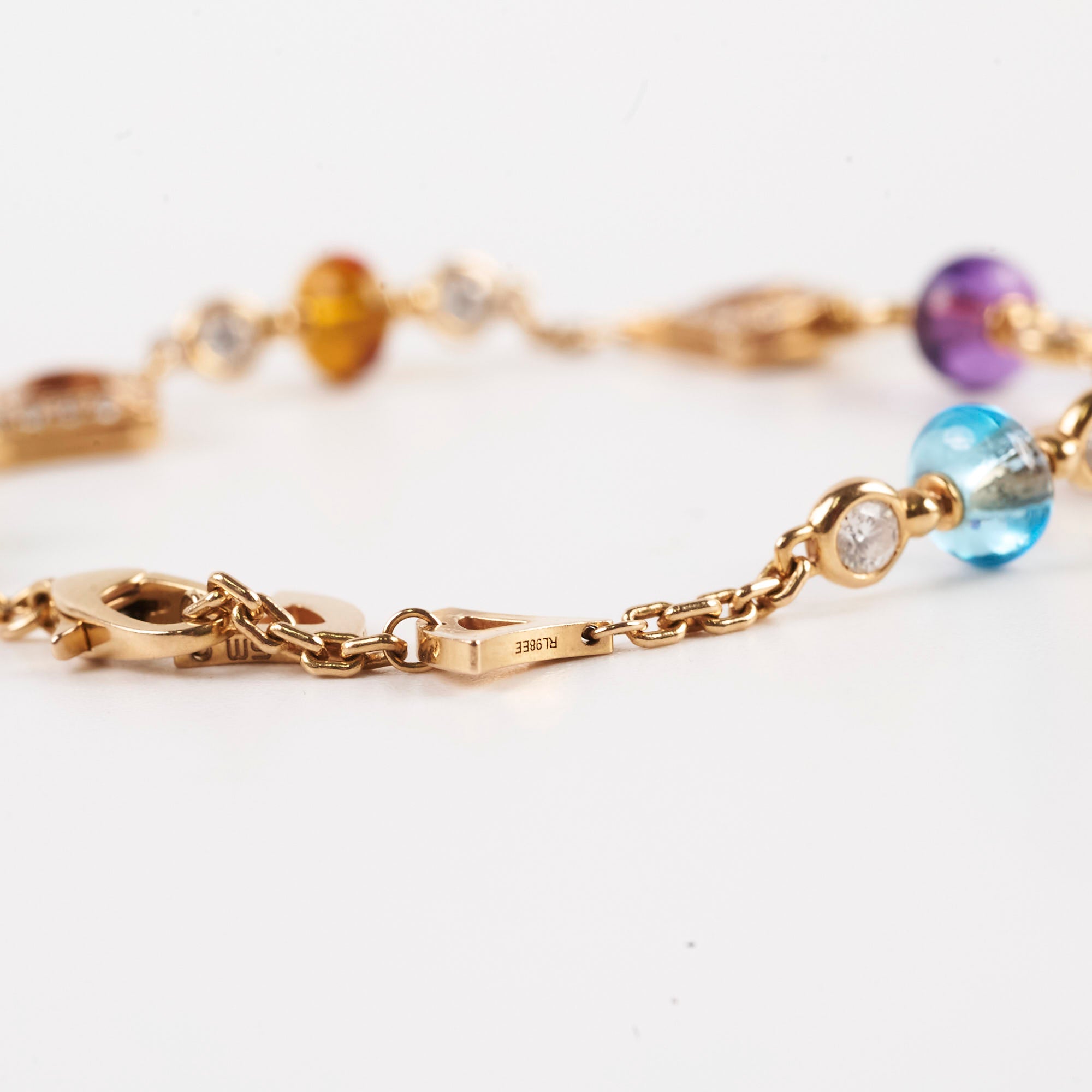 Bulgari Divas' Dream Bracelet with Multicolored Gemstones - Elegant Jewelry for Women, Perfect for Parties, Weddings & Special Occasions