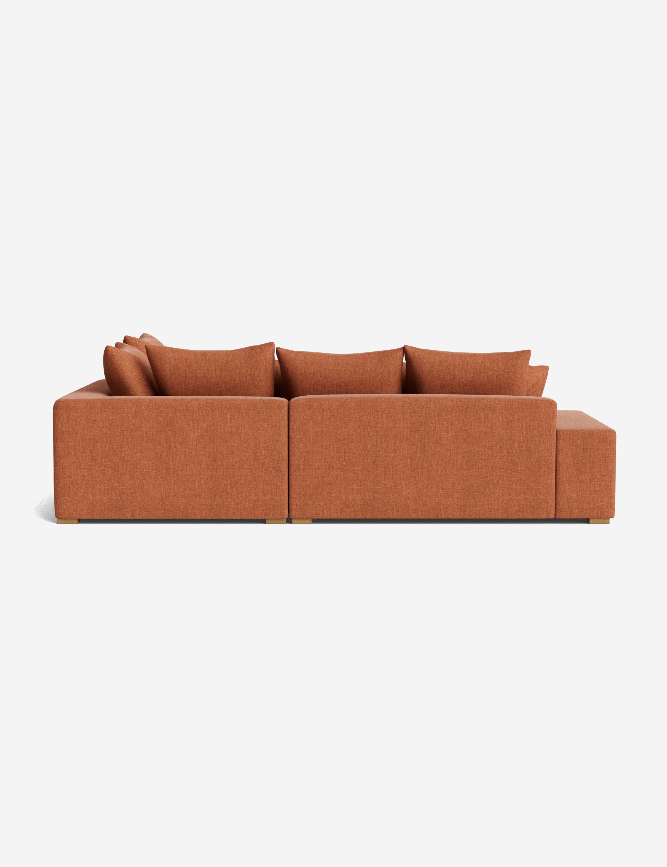 Stylish Clayton Sectional Sofa - Modern L-Shaped Couch with Reversible Chaise for Living Room, Family Room & Home Theater - Comfortable Fabric Upholstery & Sturdy Frame