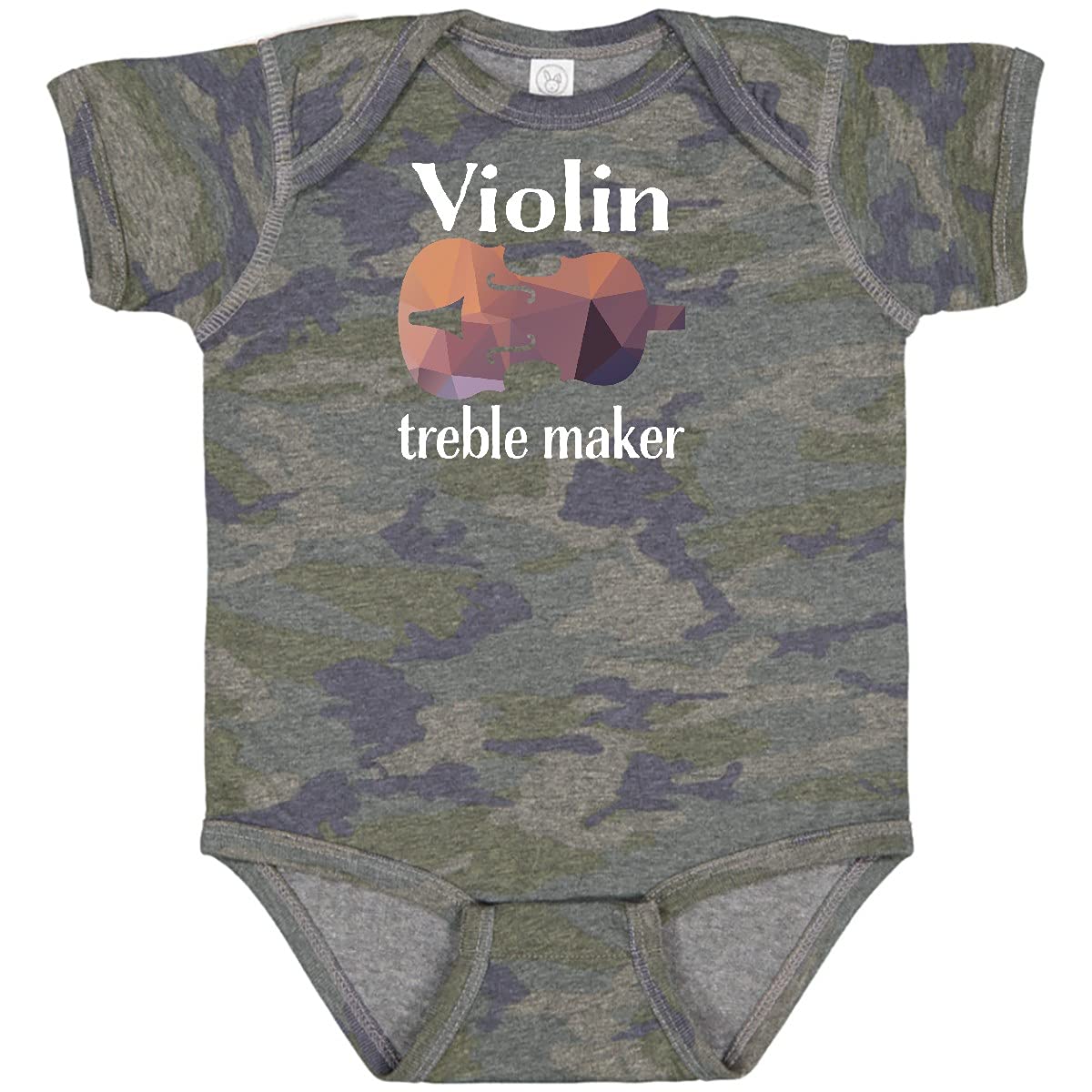 Funny Violinist Music Gift Baby Bodysuit - Inktastic Violin Treble Maker Design | Perfect for Musicians, Music Lovers & Baby Shower Gifts