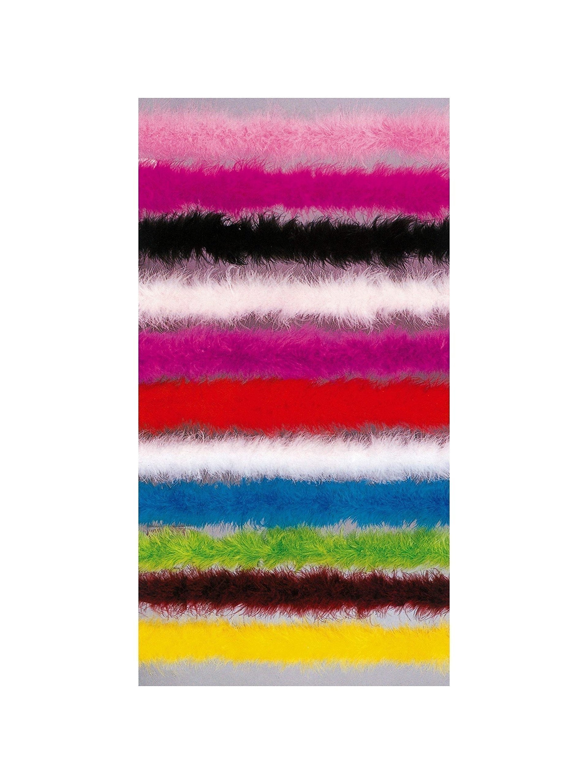 Be Wicked 15 Gram Marabou Feather Boa - 6Ft Solid Color Costume Accessory for Halloween, Burlesque Shows & Party Outfits
