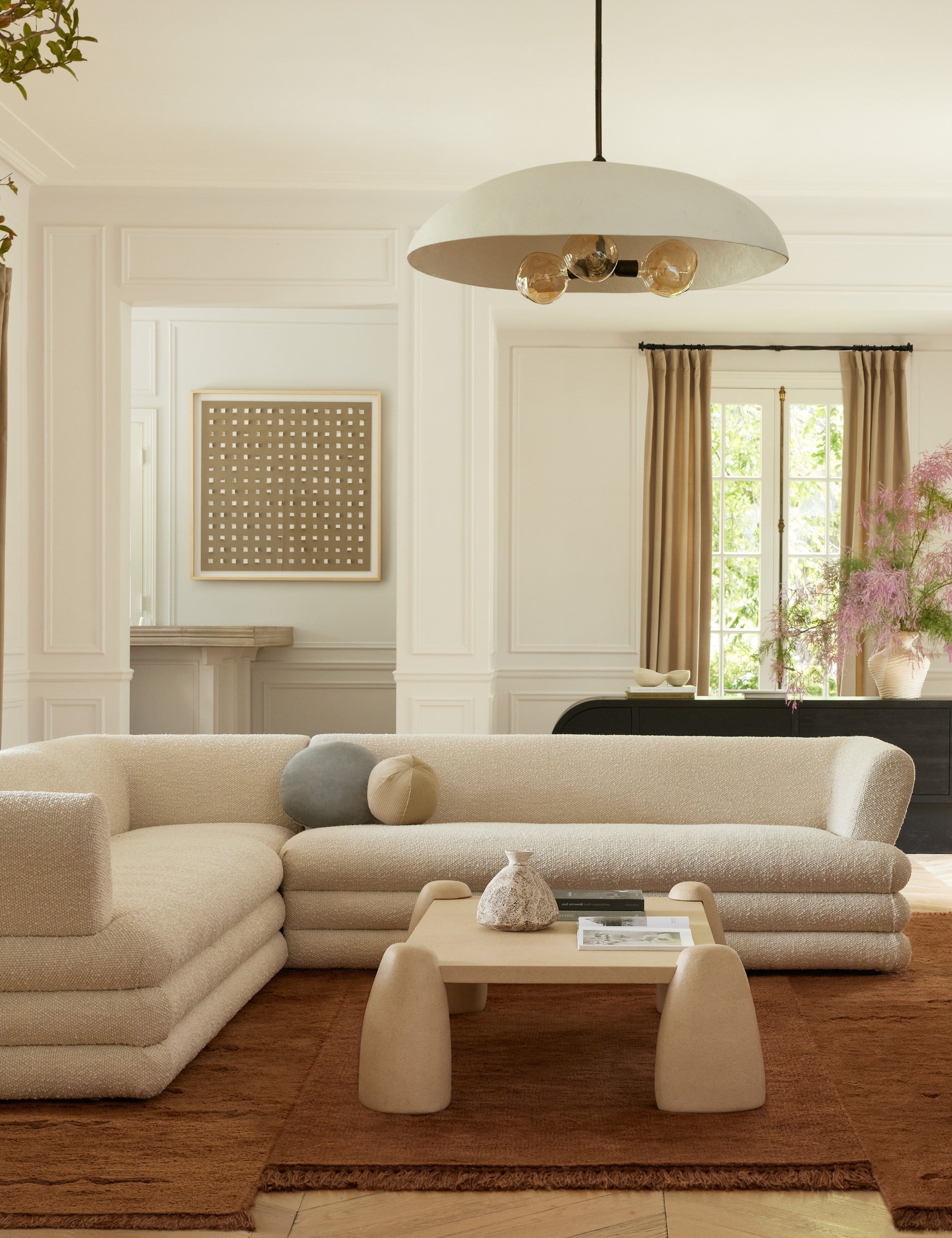 Brolly Pendant Light by Sarah Sherman Samuel - Modern Minimalist Ceiling Fixture for Living Room, Bedroom & Dining Area