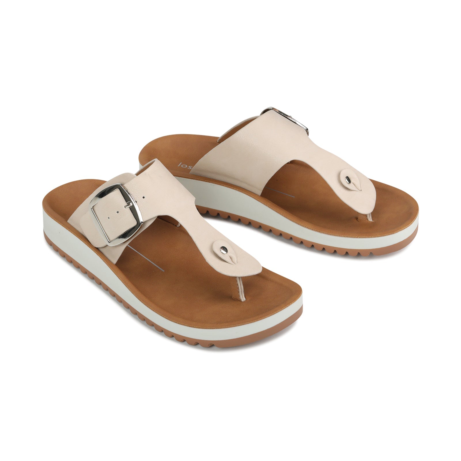 NADA Buckle Slide Sandals for Women - Comfortable Summer Beach Slides with Adjustable Straps - Perfect for Pool, Vacation, and Casual Outings