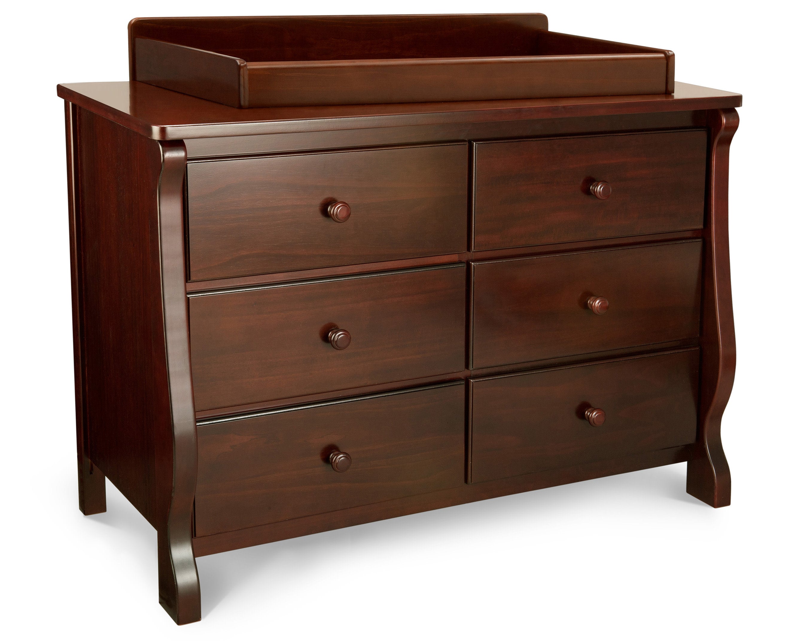 Canton Eclipse 6-Drawer Dresser with Interlocking Drawers - Sturdy Bedroom Storage Furniture for Organizing Clothes & Accessories | Perfect for Master Bedroom, Guest Room & Dormitory
