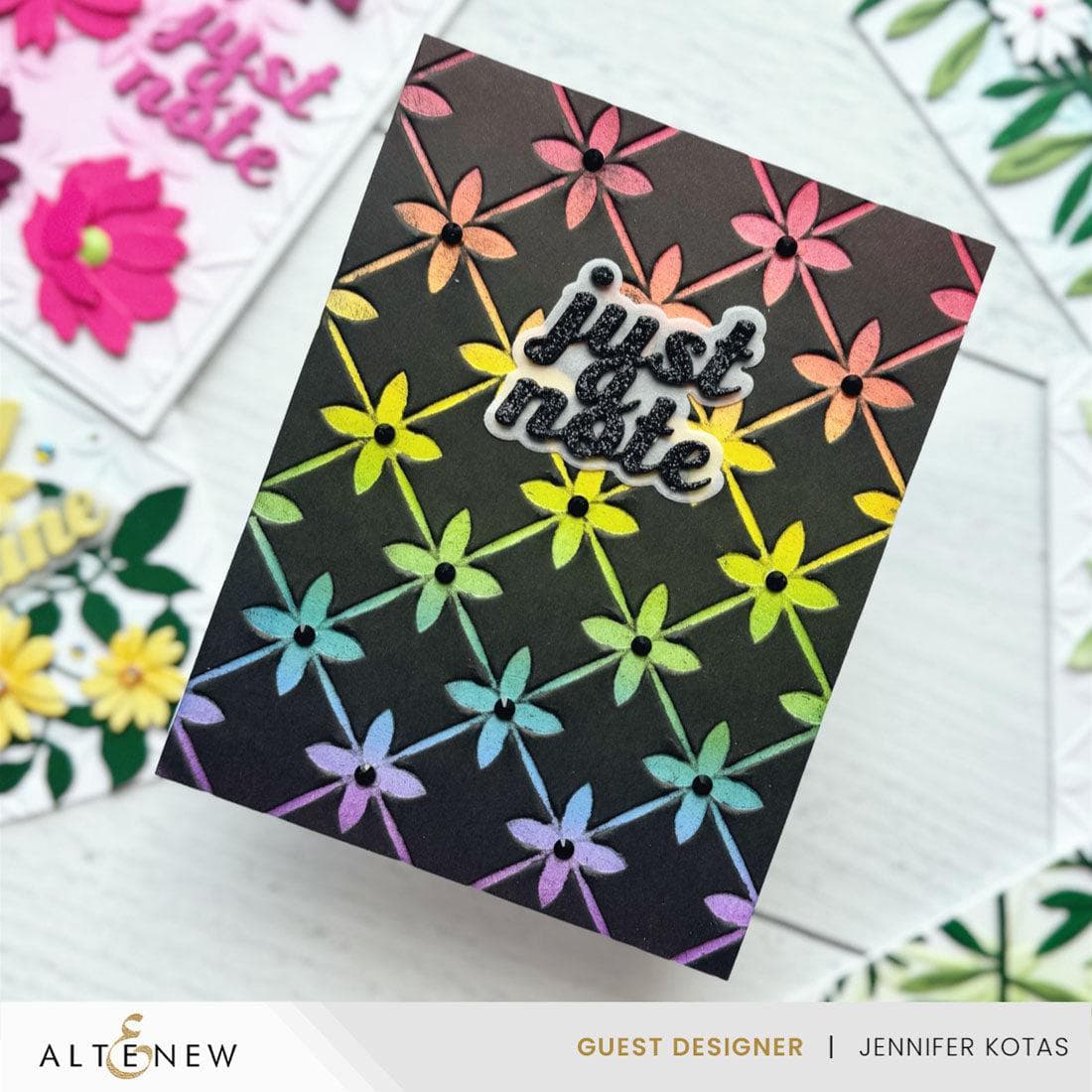 Petal Palooza 3D Embossing Folder for Card Making | Floral Design Craft Tool for Scrapbooking & DIY Greeting Cards