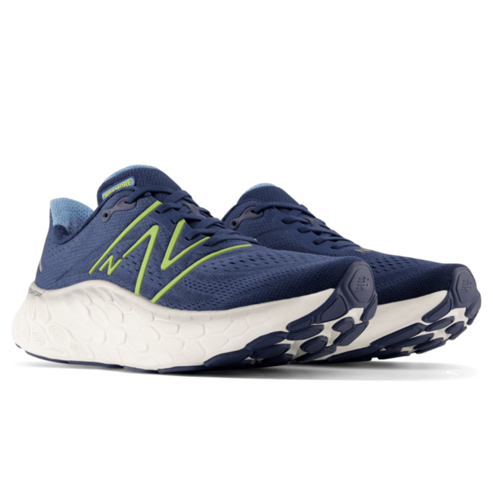 New Balance Men's Fresh Foam X More V4 Running Shoes - Lightweight Cushioned Sneakers for Jogging, Gym & Everyday Wear
