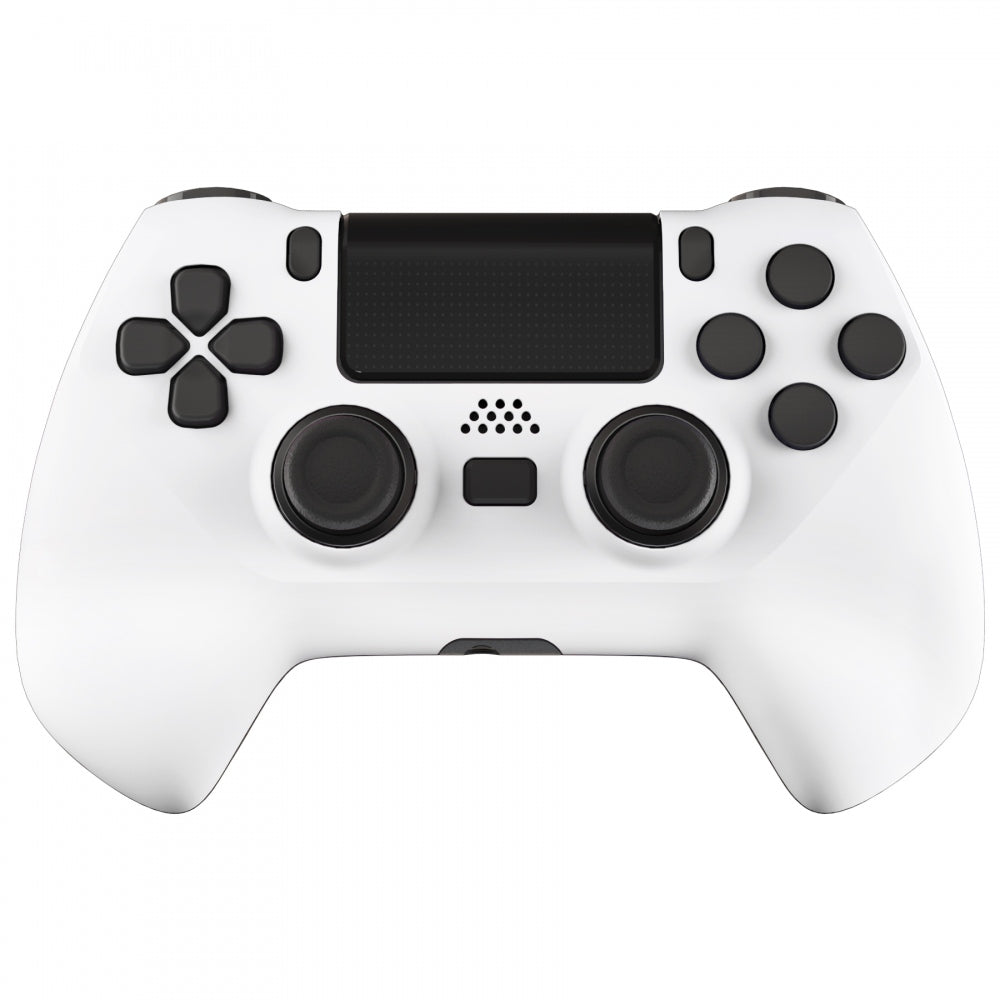 eXtremeRate DECADE Tournament Controller (DTC) Upgrade Kit for PS4 Controller JDM 040/050/055 - White | Custom Gaming Controller Shell & Buttons for Competitive Play