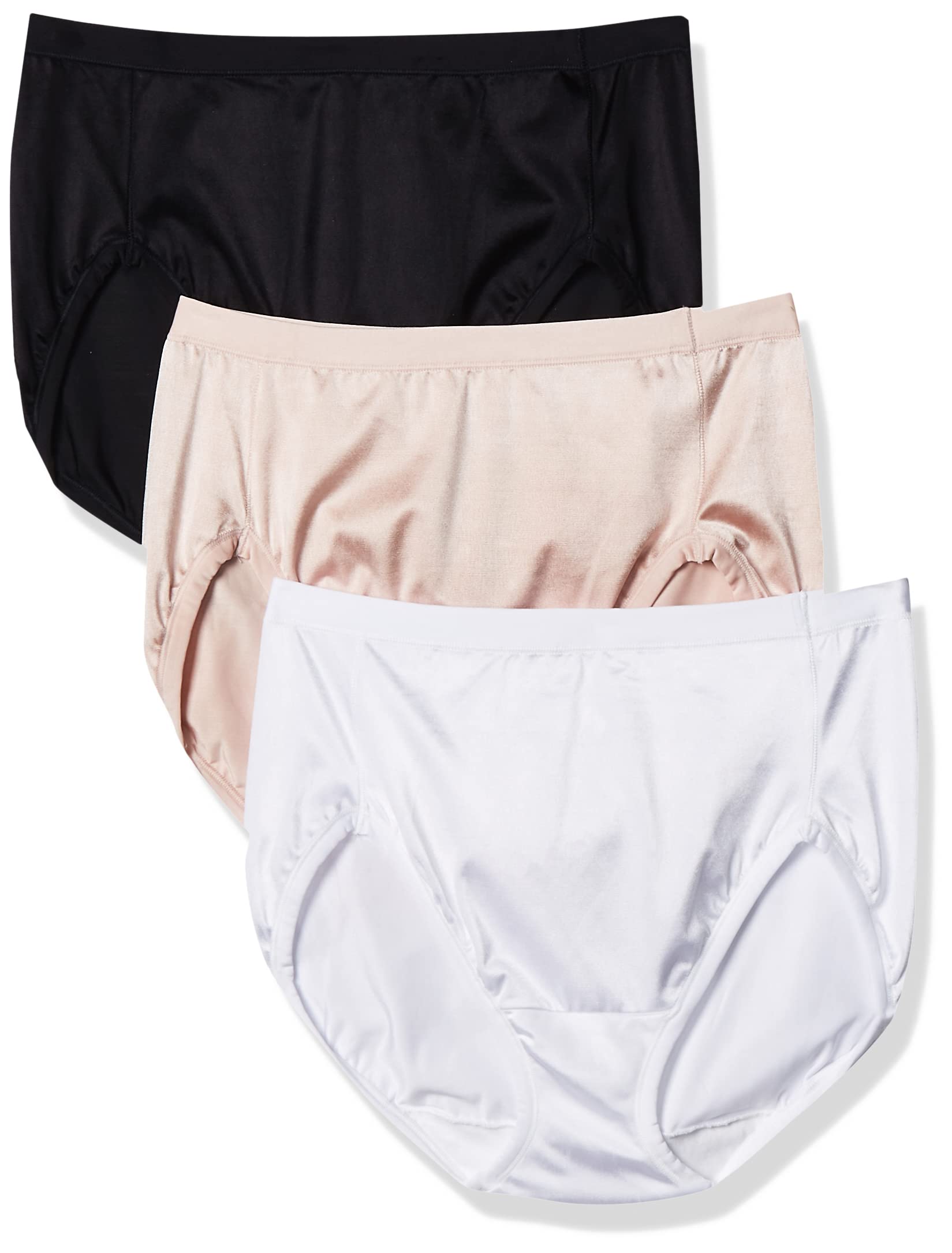 Vanity Fair Women's Body Caress Brief - Soft Cotton Underwear for Everyday Comfort | Perfect for Work, Travel & Lounge Wear
