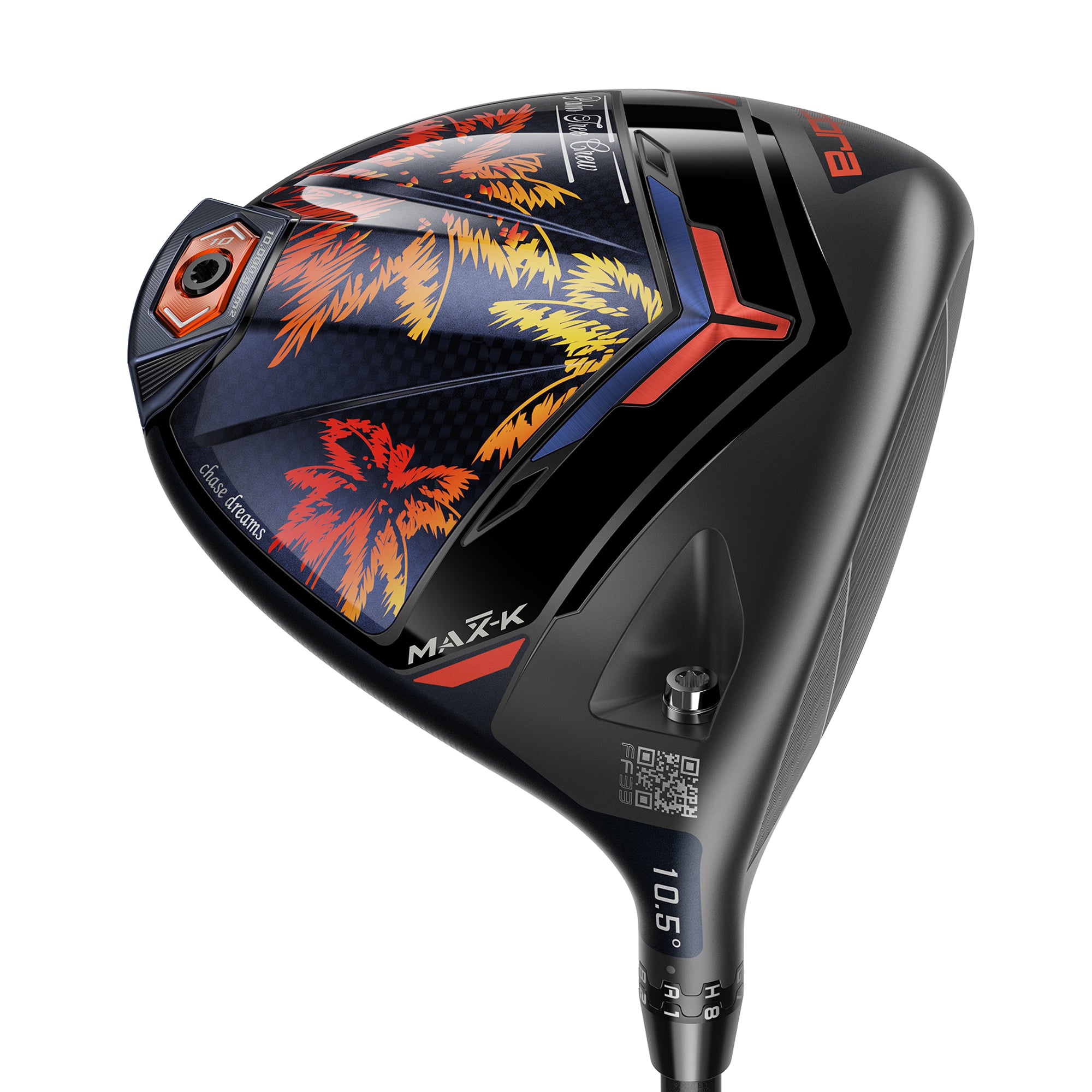 DS ADAPT MAX K Palm Tree Crew Driver Limited Edition - Premium Golf Club for Enhanced Performance | Perfect for Tournaments & Casual Play