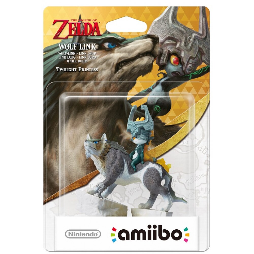 Wolf Link Legend of Zelda Twilight Princess amiibo Figure - Nintendo Switch Compatible - Collectible Gaming Accessory for Zelda Fans - Perfect for Game Unlocks & Display