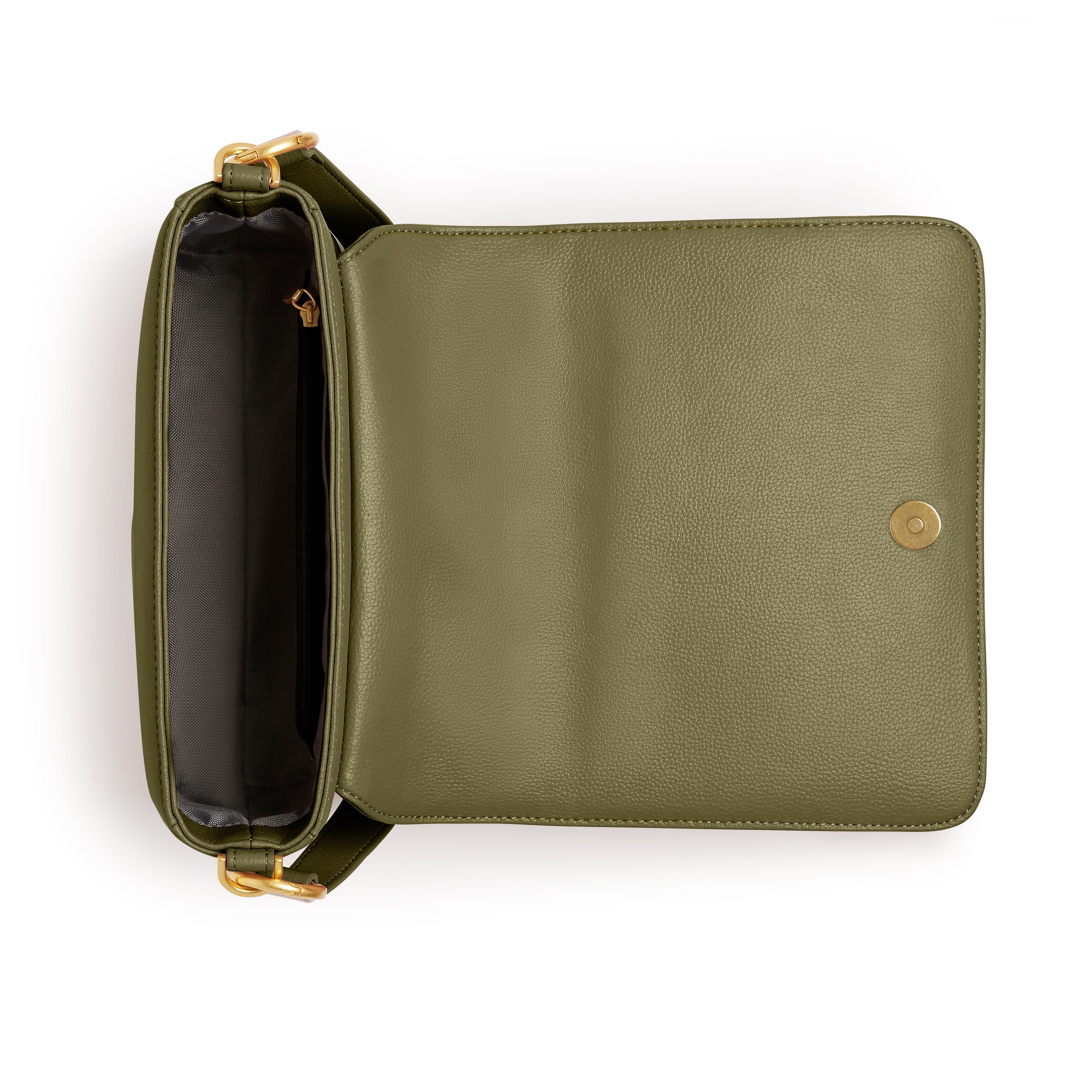 Stylish Vegan Leather Shoulder Bag for Women - Eco-Friendly Iris Green Crossbody Purse | Perfect for Work, Travel & Everyday Use