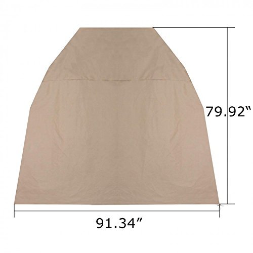 Waterproof 2-Person Hanging Egg Chair Cover - Durable 600D Oxford Fabric with PVC Lining for Outdoor Swing Chairs | Weather-Resistant Protection for Patio, Garden & Backyard Relaxation