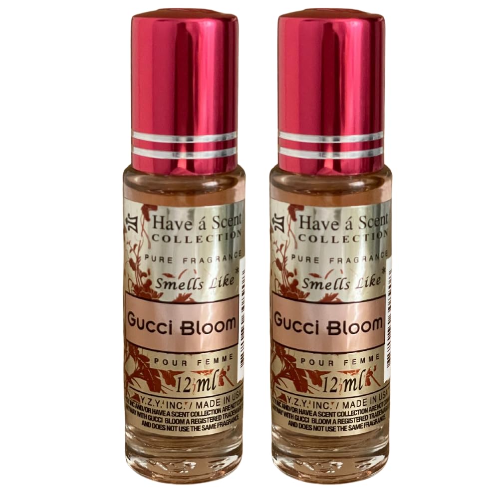 Bloom W Roll On Perfume Oil - 12ml (Pack of 2) | Long-Lasting Floral Fragrance for Women | Perfect for Daily Wear, Date Nights & Special Occasions