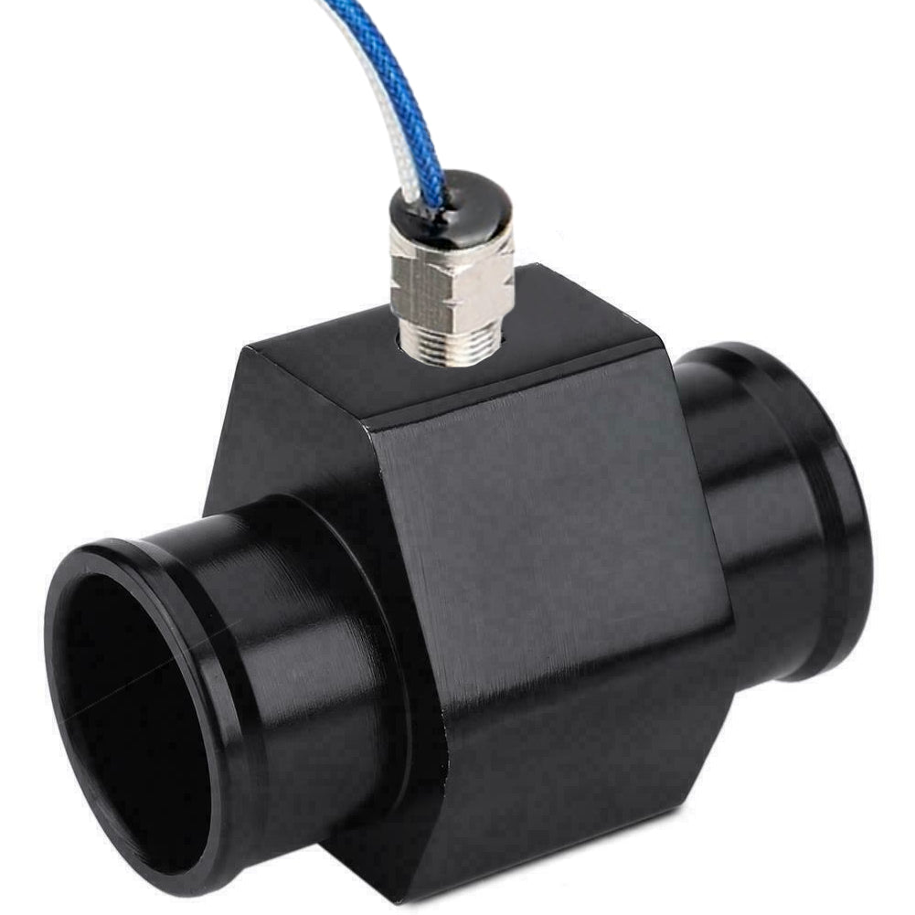 High-Quality Radiator In-Hose Adapter with 2-Wire Temperature Gauge Sensor Sending Unit - Perfect for Car Engine Cooling System Monitoring & Performance Tuning