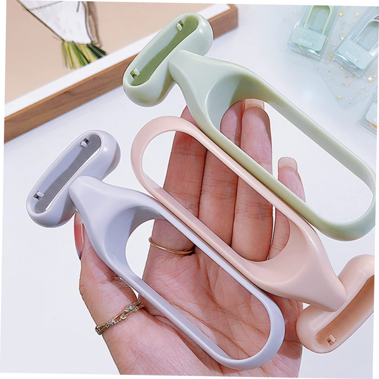 Beaupretty 2-Pack Manual Body Hair Trimmer & Clothes Shaver - Grey Blade Armpit Razor for Women | Smooth Skin & Fabric Care | Perfect for Travel, Gym & Sensitive Areas