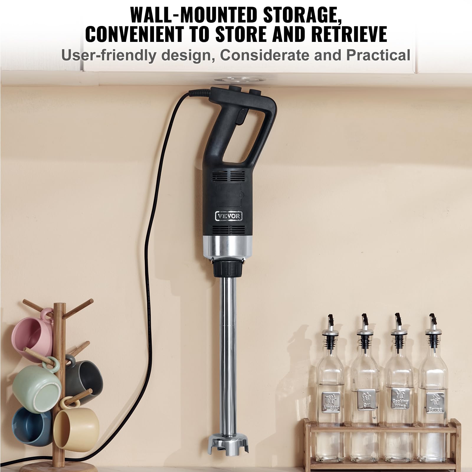 VEVOR 750W Commercial Immersion Blender - 16