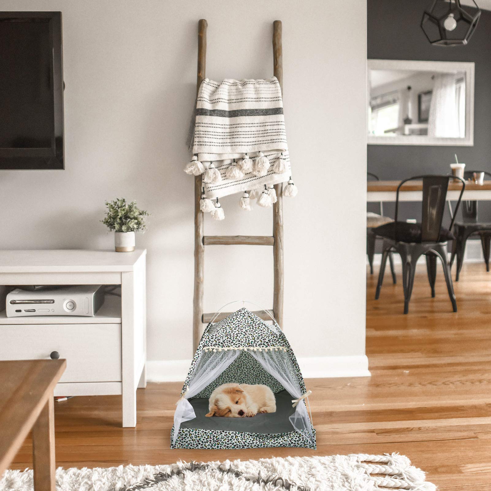 Balacoo Cat Tent House - Indoor/Outdoor Pet Bed for Cats & Dogs - Cozy Camping & Play