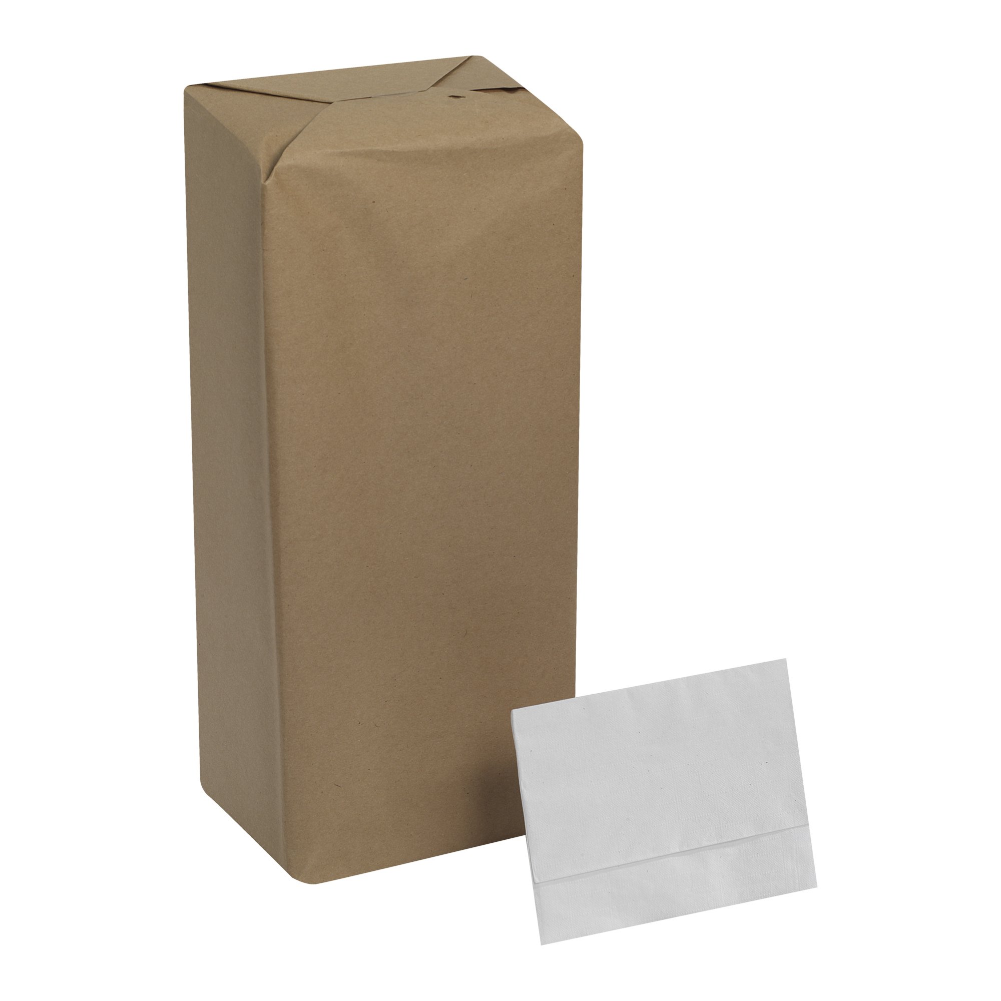 GP PRO Dixie Full-Fold 1-Ply White Paper Napkins - 7200 Count (600 Napkins Per Pack, 12 Packs) - Bulk Disposable Napkins for Restaurants, Parties & Catering Events