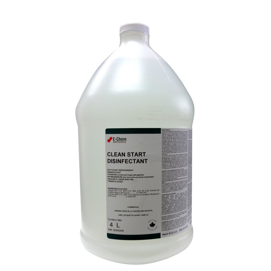 E CHEM Clean Start Disinfectant Spray - 1 Litre Bottle | Kills 99.9% Germs & Bacteria | Ideal for Home, Office & Gym Sanitizing