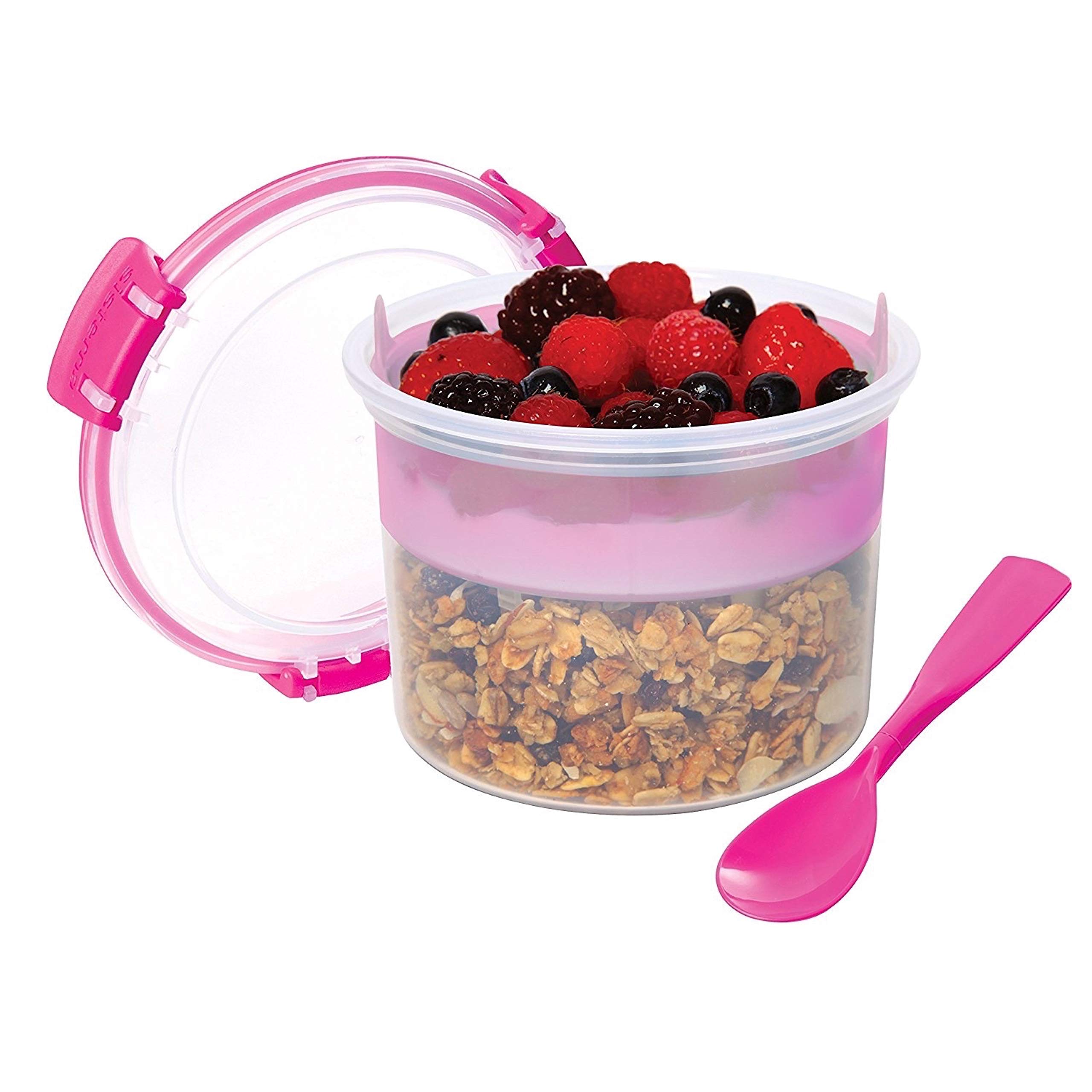 Sistema To Go Collection - BPA-Free Plastic Food Storage Containers for Breakfast, Lunch & Meal Prep | Microwave & Dishwasher Safe
