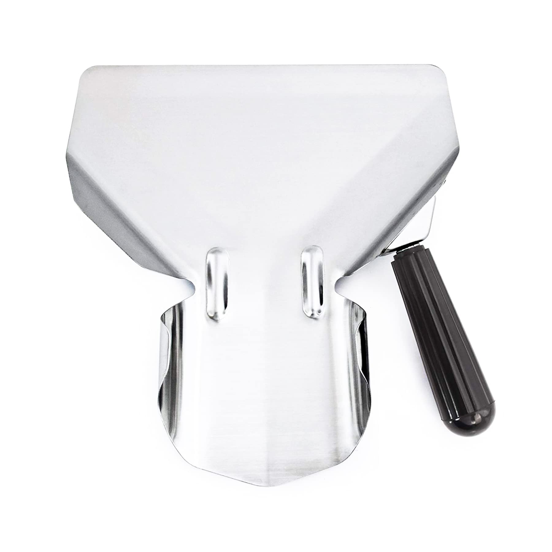 Premium Stainless Steel French Fry Scoop - Chip & Popcorn Bagger Tool for Ice Cream, Candy & Desserts - Ergonomic Right Handle Design - Perfect for Movie Nights, Parties & Snack Bars