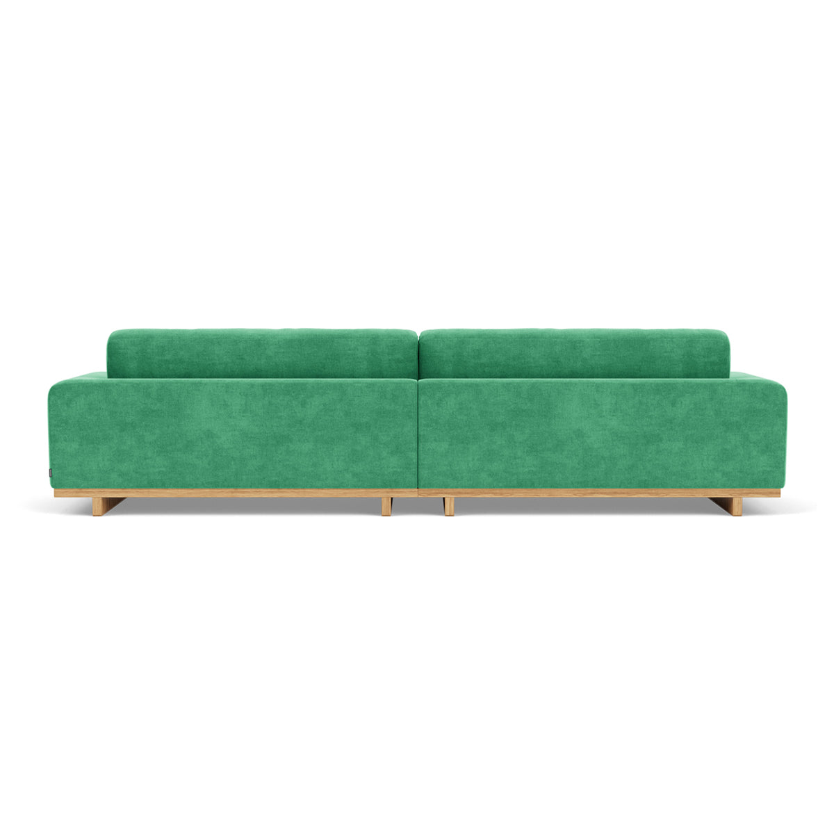 Aya Fabric 4-Seater Sofa - Modern Living Room Couch for Family & Guests | Comfortable Sectional Sofa for Home, Apartment, and Office Lounge